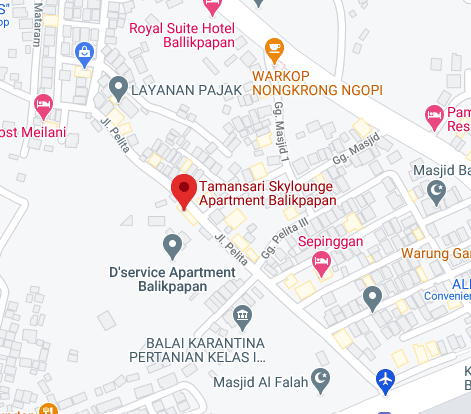 Tamansari Skylounge Balikpapan Maps